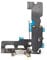 DHLK® Charging Dock connector compatible with iPhone 7 Plus - Charging Port Flex Cable, Light Grey (A1661, A1784, A1785)