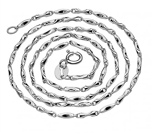 Halskette Barren Gliederkette Karabinerverschluss Kragenhalsketten für Frauen Schlüsselbeinkette im einfachen Designstil