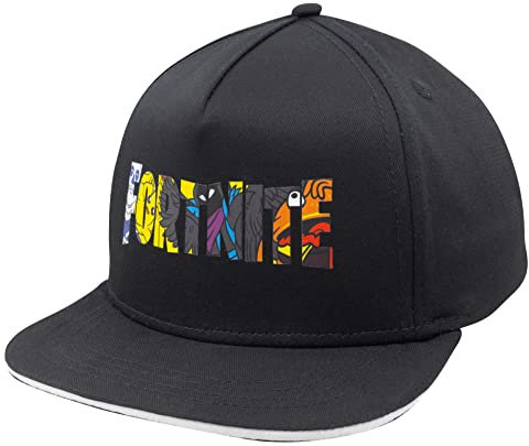FORTNITE Baseball Cap for Boys, Quality Made Boys Hat and Fitted Cap, Flatbrim Baseball Hat with Sleek Design, Multi Fortnite, One Size