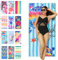 Winthome Strandtuch Beidseitig, Strandhandtuch Groß 180x90cm, Mikrofaser XXL Schnelltrocknend Leicht, Badetuch Sandfrei, für Damen Herren Reise Urlaub Schwimmen Sauna (1 Pack)