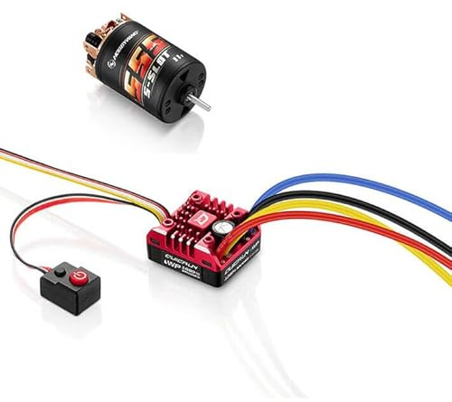 HobbyWing Combo Variateur Quicrun Brushed WP1080 Moteur 555 13T Crawler - 38020352