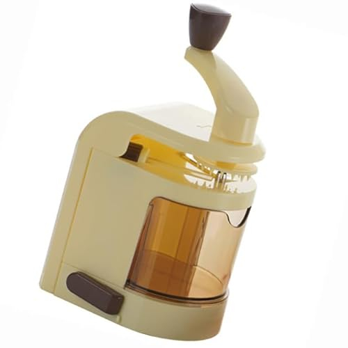 ZAIED Rallador con Manivela,MáQuina para Hacer Fideos CalabacíN,Cortador Manual Verduras con Cuchillas De Tambor para Pepino,Zanahoria,Rallador para Cocina, Corte MáS RáPido Y FáCil,Naranja