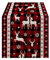 LOZULO Weihnachten Tischläufer Leinen Läufer Tisch Kariert Tischläufer Abwaschbar Weihnachtstischläufer Rot Modern Table Runner Christmas Tischdeko Outdoor Wetterfest Tischläufer 40x140