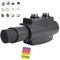 Multiblock Heizkörper Set, Ventil Hahnblock mit Thermostat Eckform und Durchgangsform, Ventil-Armaturen Mittelanschluss Thermostatregler für Badheizkörper G 1/2 oder G 3/4, 15mm/16mm, Anthrazit