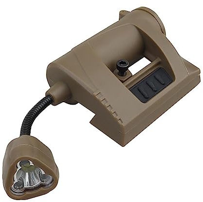 GXFCAI 3 modos de carga de luz para casco, Mpls verde rojo casco casco IR energía militar caza N4J9 linterna ahorro de lámpara