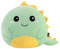 I-TOTAL ® - Dekokissen für Kinder/Wohnzimmer, Flauschiges Stoffkissen in Form (Hello Dino)