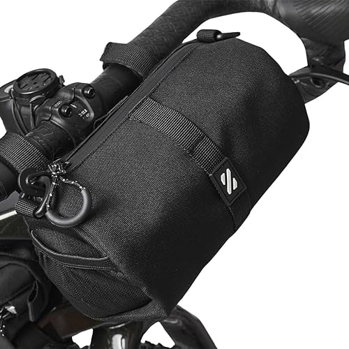 ZOTEKK | Bicycle Handlebar Bag 1.5L | Praktische Fahrradlenkertasche | Lenkertasche Bikepacking - Black