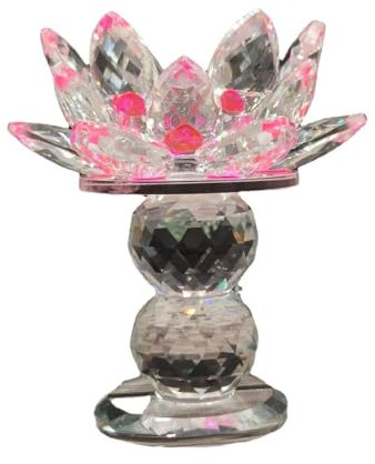 Lampe Chandelier en Cristal, Fournitures D'ornements Lotus,Rose