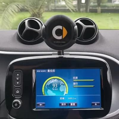 NIRBO 10-W-Auto-Handyhalterung für Smart 451 453 Fortwo Forfour, schnelle kabellose Lade-Navigationshalterung, Infrarot-Sensor, automatische Schnellladung,453 Navigation-Mid