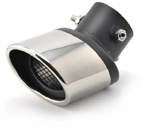 SKINII Auspuffblenden Für Mazda 2 5 8 Für Mazda 3 Für Axela Für Mazda 6 Für Atenza 323 M3 Auto Auspuff Endrohre Abdeckungen Auto-Heckhals Endrohre (Color : Bending)