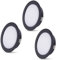 KYOTECH 3er Einbaustrahler LED Schwarz 4W 230V LED Spot Neutralweiß 4000K Deckenspot 55-58mm Lochmass Möbeleinbauleuchte Ersatz für Halogen Einbauspots für Spiegelschrank Badezimmerschrank