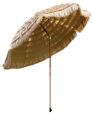 LAN XUAN Garden Parasol, Thatched Patio Umbrella, Tropical Hawaiian Tiki Umbrella, Outdoor Sunshade Umbrella For Garden, Yard, Poolside