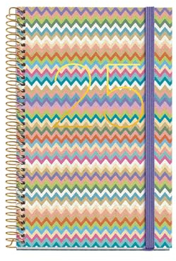 Miquelrius - Kalender 2025, Jahresplaner, 117 x 182 mm, Tagesansicht, Einband aus laminiertem Karton, Spiralbindung, Gummibandverschluss, Papier 80 g/m², Spanisch, Englisch und Portugiesisch, Mallorca