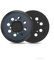 PRITOK 5 Inch 8 Hole Replacement Orbital Sander Pad: 2Pcs Hook and Loop Backing Pad for Dewalt DWE6423/6423K, DWE6421/6421K, DCW210B - Durable Round Sanding Discs with Dust Collection (5/Black)