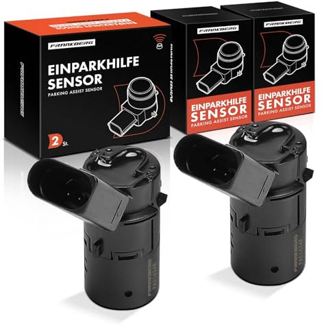 Frankberg 2x Parksensor Parking Asist Sensor Vorne Hinten 3-Polig Kompatibel mit A4 8E2 8E5 8H7 B6 B7 A6 4B2 4B5 Replace# 4B0919275B