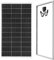 150W Solarpanel 12V, Monokristallines Solarpanel Wohnmobil, 210mm Solarzellen Solarmodul mit MC4 Solarkabel Photovoltaik Solaranlage für Boot 12V Batterien Flachdach Ziegeldach Balkon PV Module