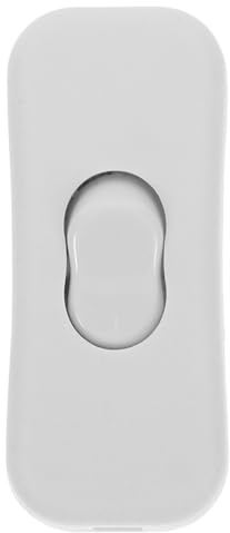 Angoily Inline on/off Lamp Switch with Led Indicator Light 2A 250V Rocker Switch for Bedside Table Desk Lamps Easy Installation Cord Cable Control