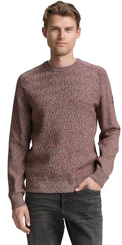 TOM TAILOR Herren Strickpullover aus Baumwolle