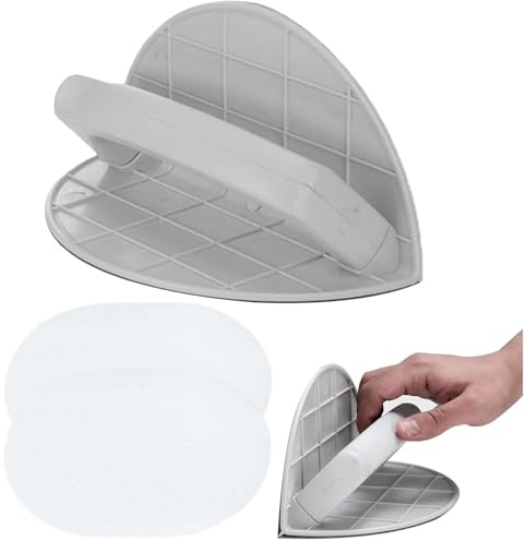Outil de papier de verre de ponçage à angle semi-circulaire multifonctionnel,cale a poncer angle,Cale de Ponçage Triangulaire pour Coins et Surfaces Planes – Livrée avec Disques de Papier Ponçage 10