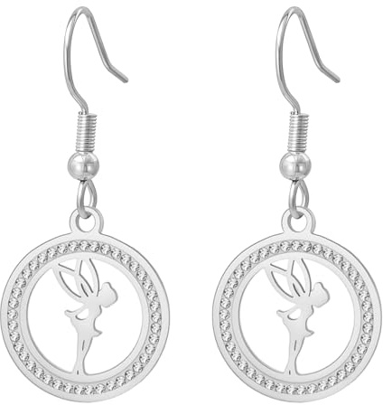 EUEAVAN Feen-Ohrringe Märchenprinzessin Ohrschmuck Modischer eleganter Schmuck Balletttänzerin Geschenk für Frauen