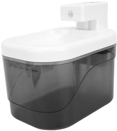 Haofy Fontaine d'eau Intelligente sans Fil pour Animaux de Compagnie, Distributeur d'eau Automatique 'Une capacité de 2 L, Propre pour Chats et Chiens, Idéale pour l'hydratation Intérieure des
