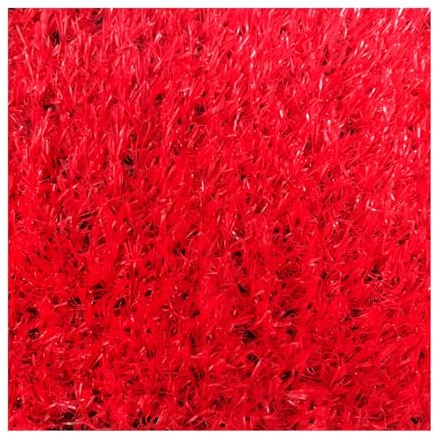 RybdaFDc Césped Artificial de 0,78 Pulgadas, fácil de Limpiar, Color Rojo, for Interiores y Exteriores.(2x13m(6.56x42.65ft))