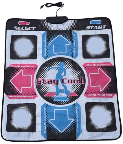 Cocoarm rutschfeste PC-Tanzmatte, Strapazierfähiges, Verschleißfestes Step-Dance-Pad mit USB-Anschluss, Hohe Empfindlichkeit für Tanzspiele zu Hause