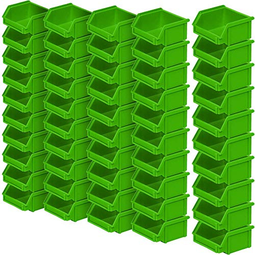BRB 50x Sichtbox CLASSIC“ FB 6, LxBxH 95/65x100x50 mm, Inhalt 0,3 Liter, grün