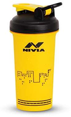 Nivia Street Sports Shaker Gourde Jaune 750 ml