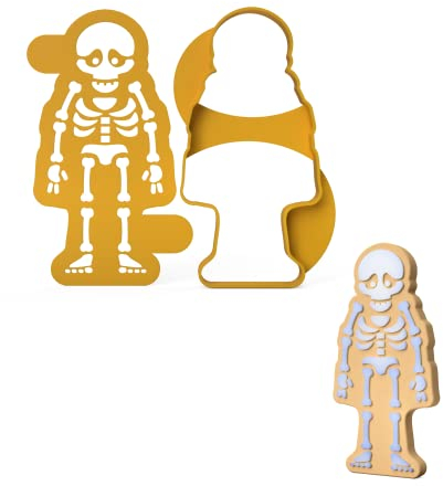 Sankt Martin Keksausstecher Set (Halloween Skelett)