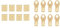 Takker Picture Hooks x 8 and Canvas Print Hangers x 8 - Compatible with Takker Hanging Tool - For Prints, Clocks, Cards, Decorations, Utensils and Tools