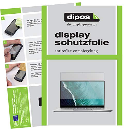dipos I 2X Schutzfolie matt kompatibel mit Asus Chromebook Flip C434T Folie Displayschutzfolie