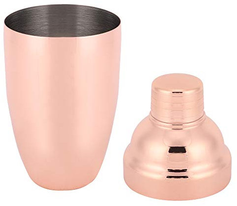 TOPINCN Agitador Manual Para Cócteles, Coctelera De Acero Inoxidable Para Agitador Para Bar, Herramienta Esencial (Rosa Dorado)