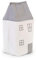 Childhome Spielzeugkiste Haus grau-Ecru, 73 x 32 x 32 cm, spielend, praktisch, Spielzeugbox