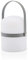 LUUK LIFESTYLE Linterna LED con batería y asa, duración de 72 horas, recargable por USB y regulable, para sala de estar, dormitorio y balcón, en gris mate