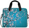Hunihuni Laptop Case Sleeve Cherry Blossom Laptop Bag Notebook Briefcase with Strap for Woman Man Work Office School,15-16 Inch