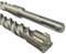 SDS Plus 4-Cutter Carbide-Head Hammer Drill Bit - Drilling Masonry, Concrete, Brick, Stone (5.5 x 210mm)