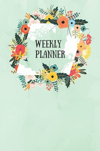 Weekly Planner - Planner Diary, No Dates, Start anytime you want, 6'x 9'(15 x 22 cm), 100 pages