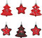 NFL Tampa Bay Buccaneers Baumbehang 6-teiliges Ornament Set Tree and Star Weihnachtsbaum Kugeln