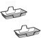 Self Adhesive Soap Dish Holder Wall Mounted Soap Sponge Holder No Drilling Soap Tray Bar Stainless Steel Storage Saver for Home Kitchen Bathroom Shower Black | 2Pack