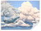 TAPEKO Fototapete im Kinderzimmer | Vliestapeten 260x180 cm | Wal ragte aus den Wolken, Luftballons | Tapete Kinderzimmer | Für Jungs, Mädchen | Blau u93881