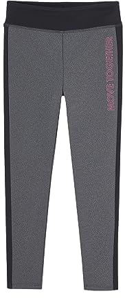 Vertbaudet Mädchen Sport-Leggings grau meliert 128