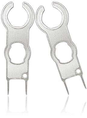 aghoer 2 Stück Schlüssel Spanner Set, Werkzeug Schraubenschlüssel, Montage-Werkzeug für Stecker, Solar-Schraubenschlüssel, für Solarpanel Kabel Systemdraht Steckverbinder Solar Stecker