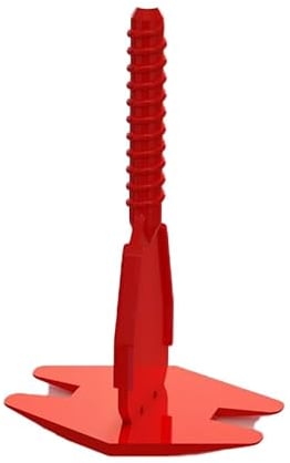Nivilli SPINNY - Lot de 250 languettes de traction/pattes filetées - Largeur de joint 5 mm - Épaisseur du matériau 8-25 mm - Système de nivellement professionnel Aide à la pose pour carrelage et
