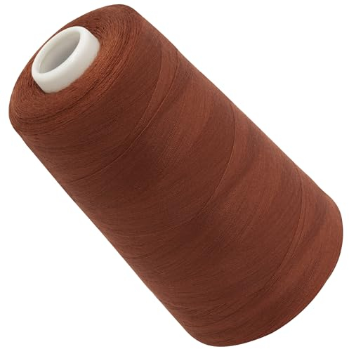 AERZETIX - C72829 - Nähgarnkonus 120 (40/2) 4000 m - aus polyester - konfektion, kurzwaren, garn, kordel, schnur, nähen, kleidung, faden - farbe braun - kupfer
