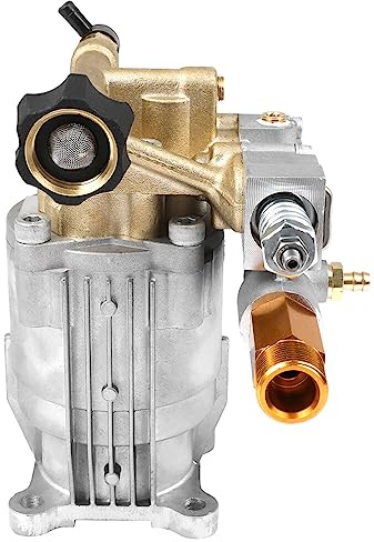 3/4 Shaft Horizontal Pressure Washer Pump, MAX 3200 PSI @ 2.5 GPM, Repalce for Most Parts Pressure Washers with Horizontal Engines