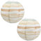 Veemoon 2 Piezas linterna decoracion infantil decoración infantil pantalla lámpara papel luz techo colgante ornamento decoraciones con globos aerostáticos Lampara papel niño