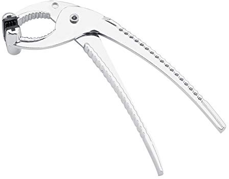 Kikumi indian pot grabber pan clip handle 27×13×4 zinc alloy oven clip pliers grip grabber for hot pot plate baking tray pan dish indian pot grabber hot