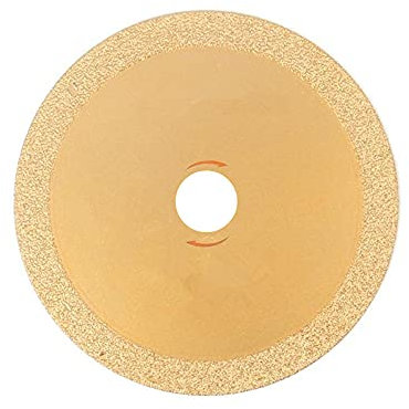 SZTVECFW 100/125/150/180mm Vakuum Gelötete Diamant Schleifen Trennscheibe Sägeblatt for Guss Winkel Eisen Stein Marmor Granit(125X22.23X2.7mm)