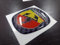 logo adesivo 3d volante compatibile con modelli fiat dimensioni 40 x 43 mm (abarthcarbonio)